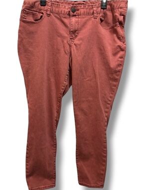 Vanity Women’s Premium Denim Raspberry Red Jeans